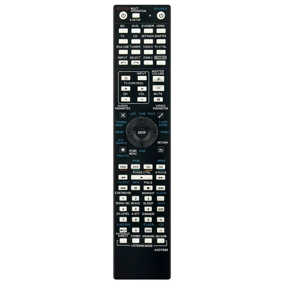 AXD7596 Remote Control Replacement for Pioneer AV Receiver AXD7595 AXD7615