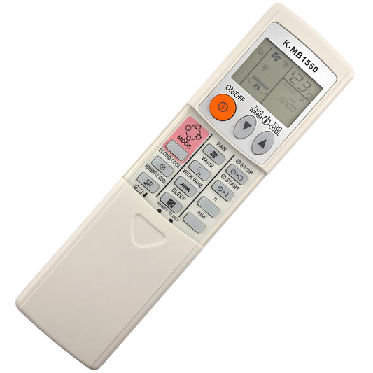 K-MB1550 Remote Control Replacement for Mitsubishi Air Conditioner MSD-09NV
