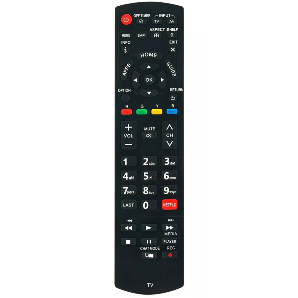 N2QAYB000942 Remote Control Replacement for Panasonic TV N2QAYB001008