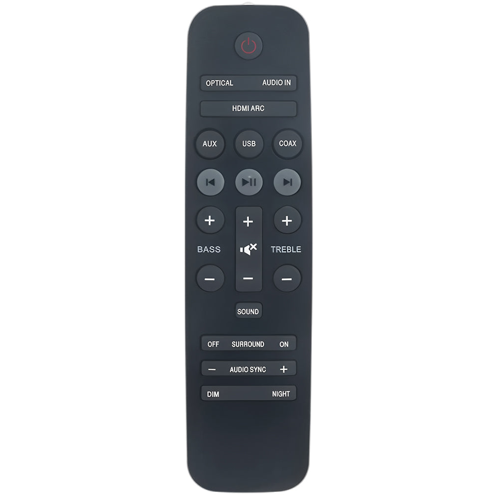 IR 996580000772 Remote Control Replacement for Philips Sound Bar HTL2163B