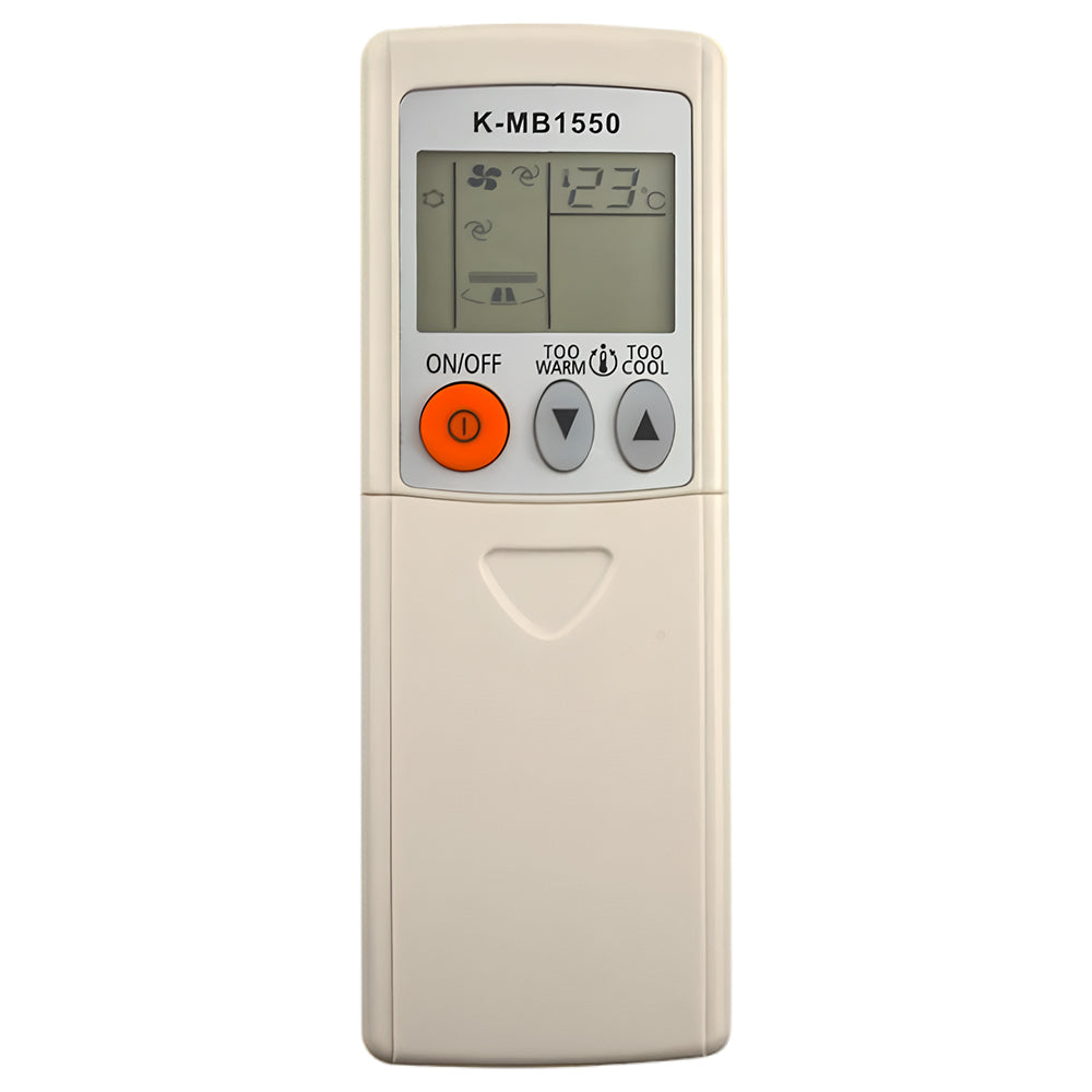 K-MB1550 Remote Control Replacement for Mitsubishi Air Conditioner MSD-09NV
