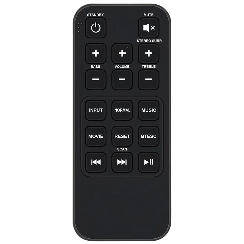 BPS004BTS Remote Control Replacement for Blaupunkt Soundbar