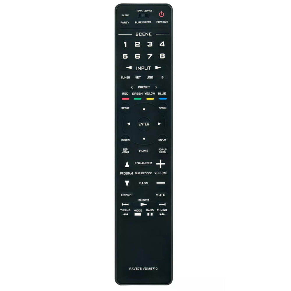 RAV576 VDM8710 Remote Control Replacement for Yamaha AV Receiver RX-A2A