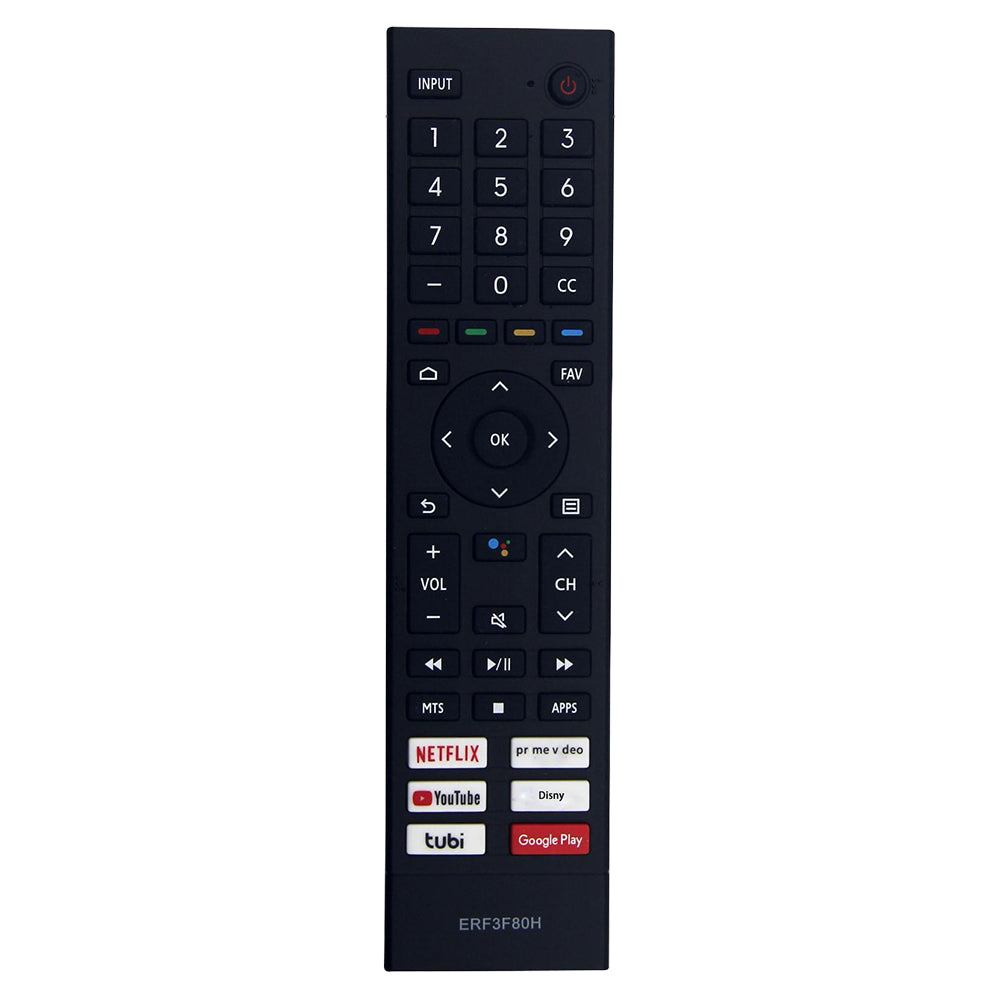 ERF3F80H Voice Remote Control Replacement for Hisense LED TV 60A53FUA 50A66FUA