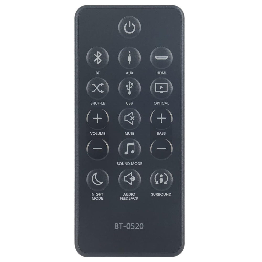 BT-0520 Remote Control Replacement for JBL Bar Studio 2.0-Channel Soundbar