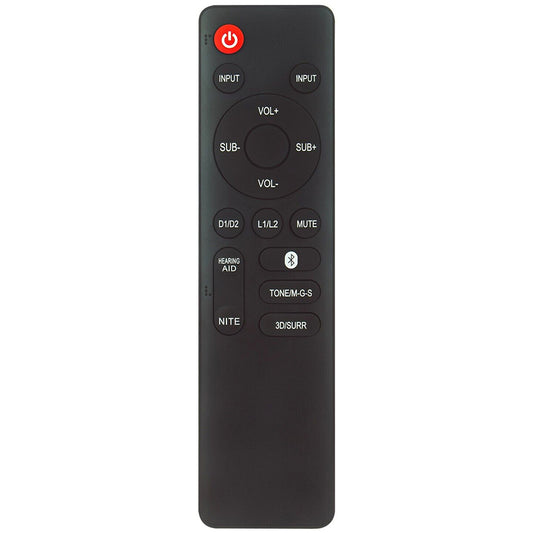 HSB40B16 Remote Control Replacement for Hitachi Bluetooth Soundbar 2.1 Audio System