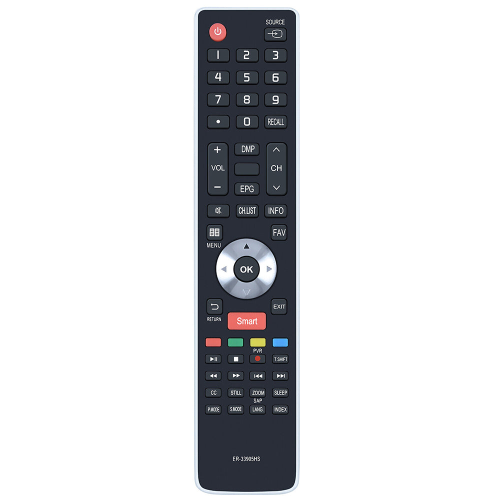 ER-33905HS Remote Control Replacement for Hisense Smart TV