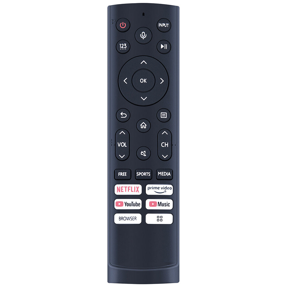 ERF3H90H IR Remote Control Replacement for Hisense Smart 4K LCD TV