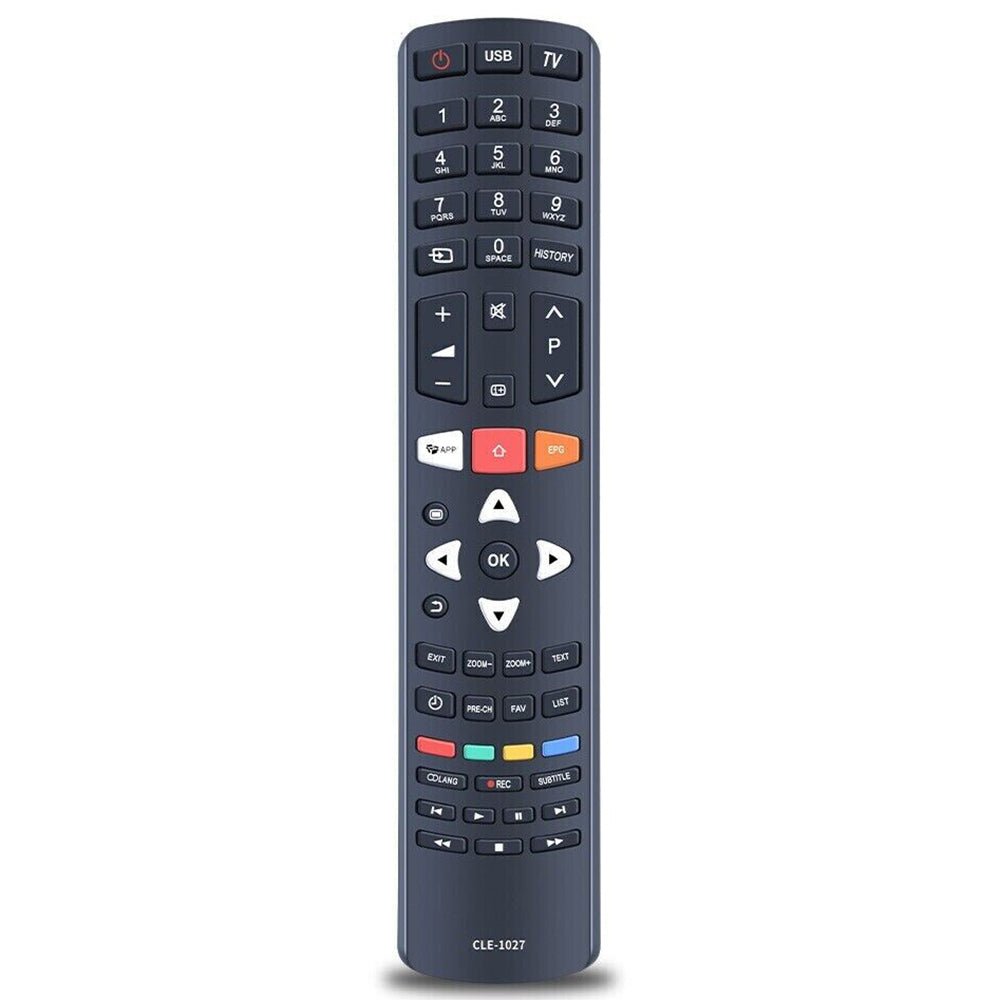 CLE-1027 Remote Control Replacement for Hitachi TV LD65HTS02U LD65HTS02U-CO