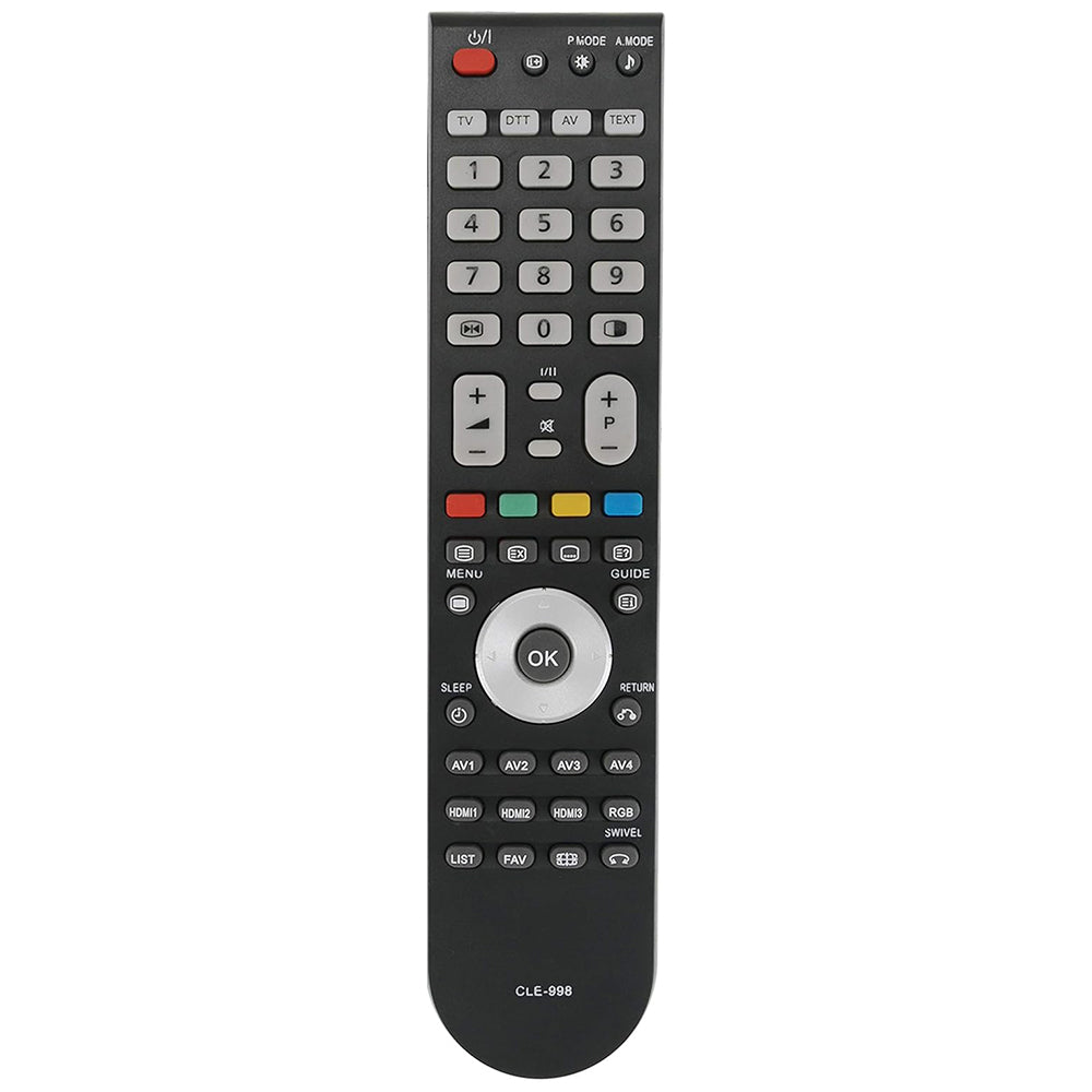 CLE-998 Remote Control Replacement for Hitachi TV 32PD8800TA 42PD8800TA