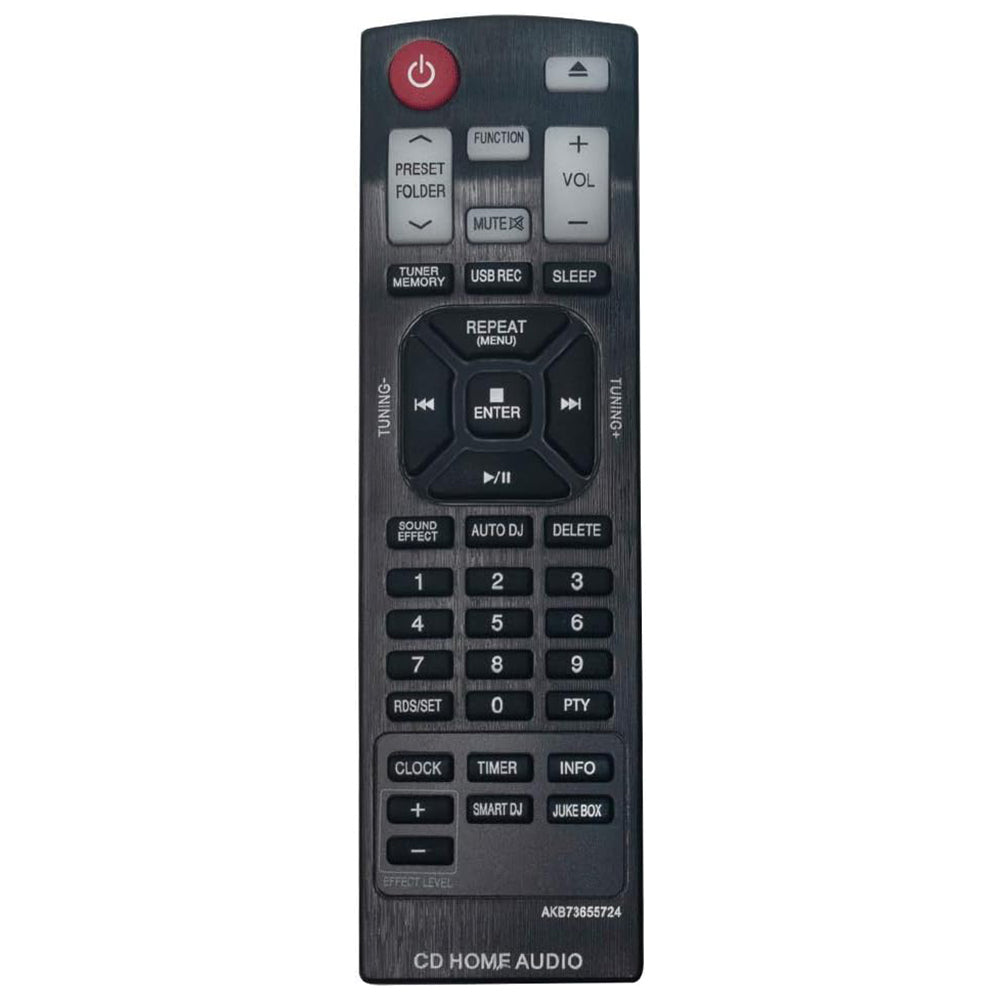 AKB73655724 Remote Control Replacement for LG Mini HiFi Stereo Home Audio