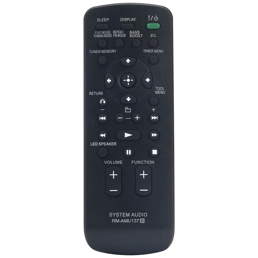 RM-AMU137 Remote Control Replacement for Sony Home Audio Docking System