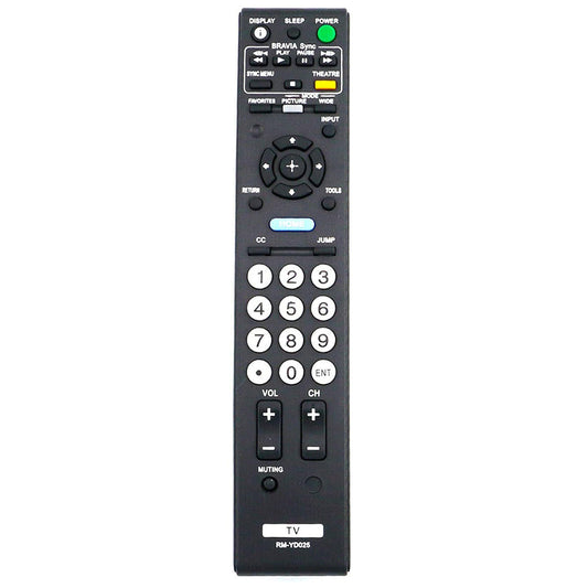 RM-YD025 Remote Control Replacement for Sony Bravia LCD LED TV KDL-19M4000