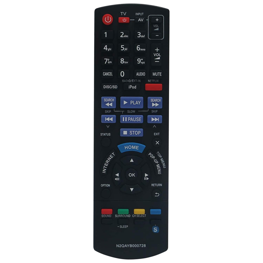 N2QAYB000728 Remote Control Replacement for Panasonic Home Theater SC-BTT190