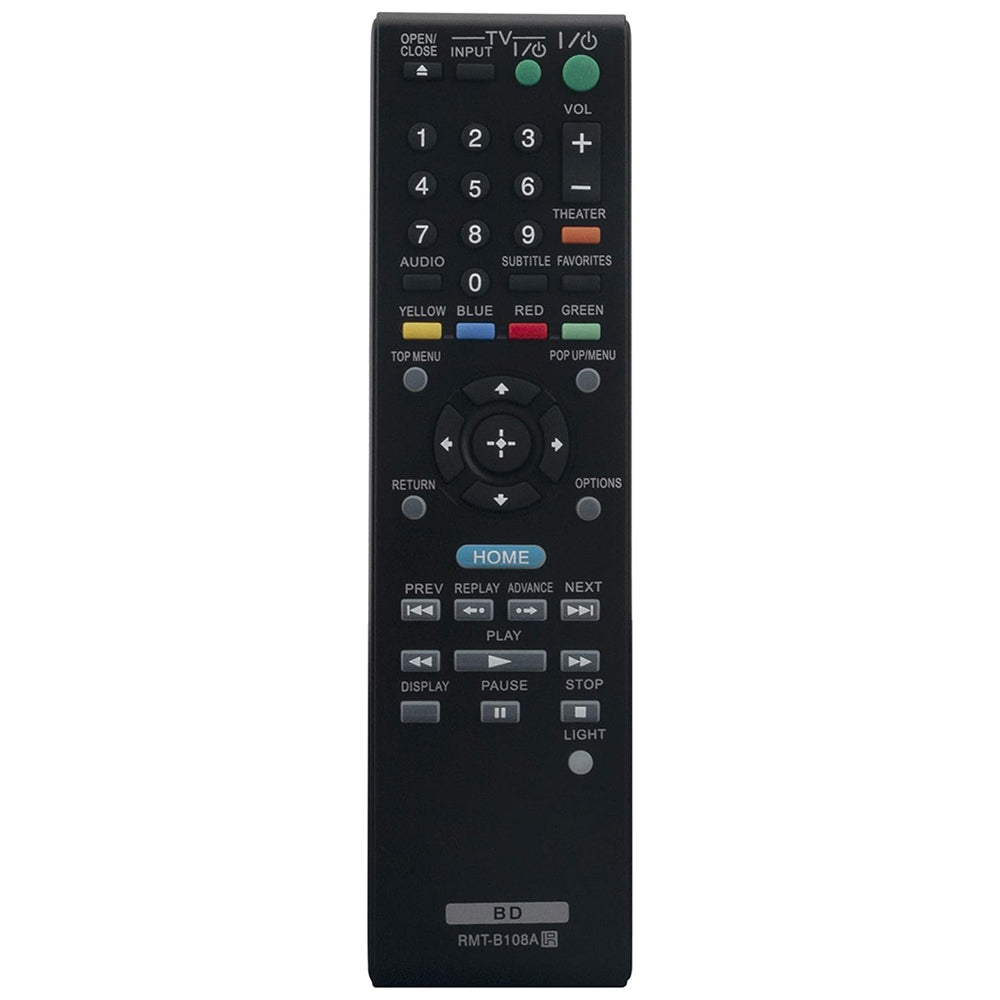 RMT-B108A Remote Control Replacement for Sony 3D Blu-ray Disc Player BDP-BX37