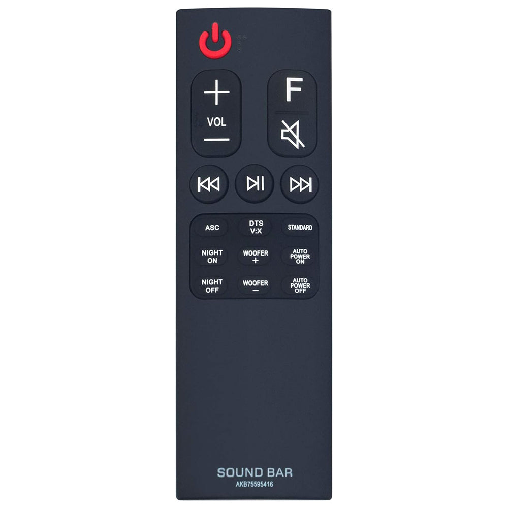 AKB75595416 Remote Control Replacement for LG Sound Bar SK5Y SK5