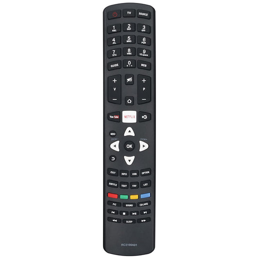 RC3100A01 Remote Control Replacement for TCL LCD LED TV