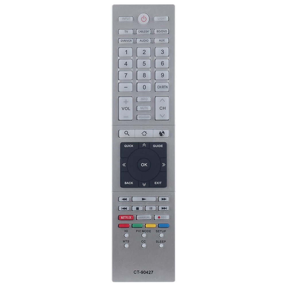CT-90427 Remote Control Replacement for Toshiba TV 84L9300UM 65L9300UM