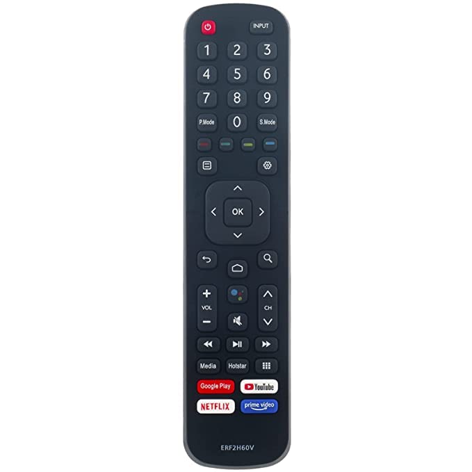 ERF2H60V IR Remote Control Replacement for Hisense VU LCD TV