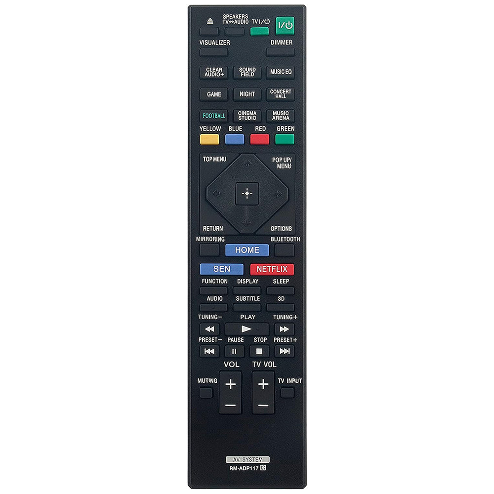 RM-ADP117 Remote Control Replacement for Sony Blu-ray DVD Player