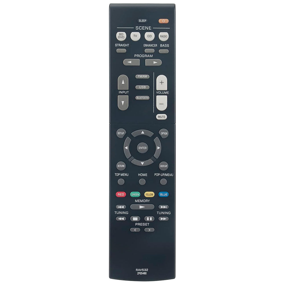 RAV532 ZP35480 Remote Control Replacement for Yamaha AV Receiver RX-V383