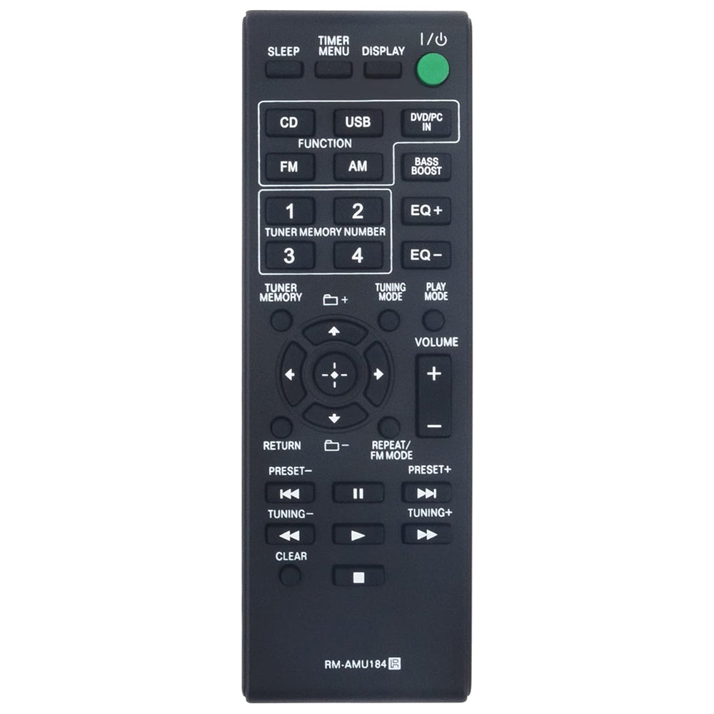 RM-AMU184 Remote Control Replacement for Sony Soundbar System