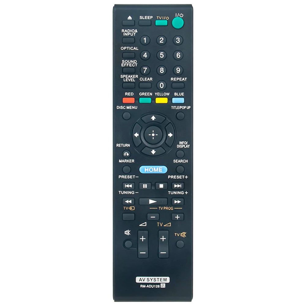 RM-ADU126 Remote Control Replacement for Sony Blu-ray Disc DVD Home Theater
