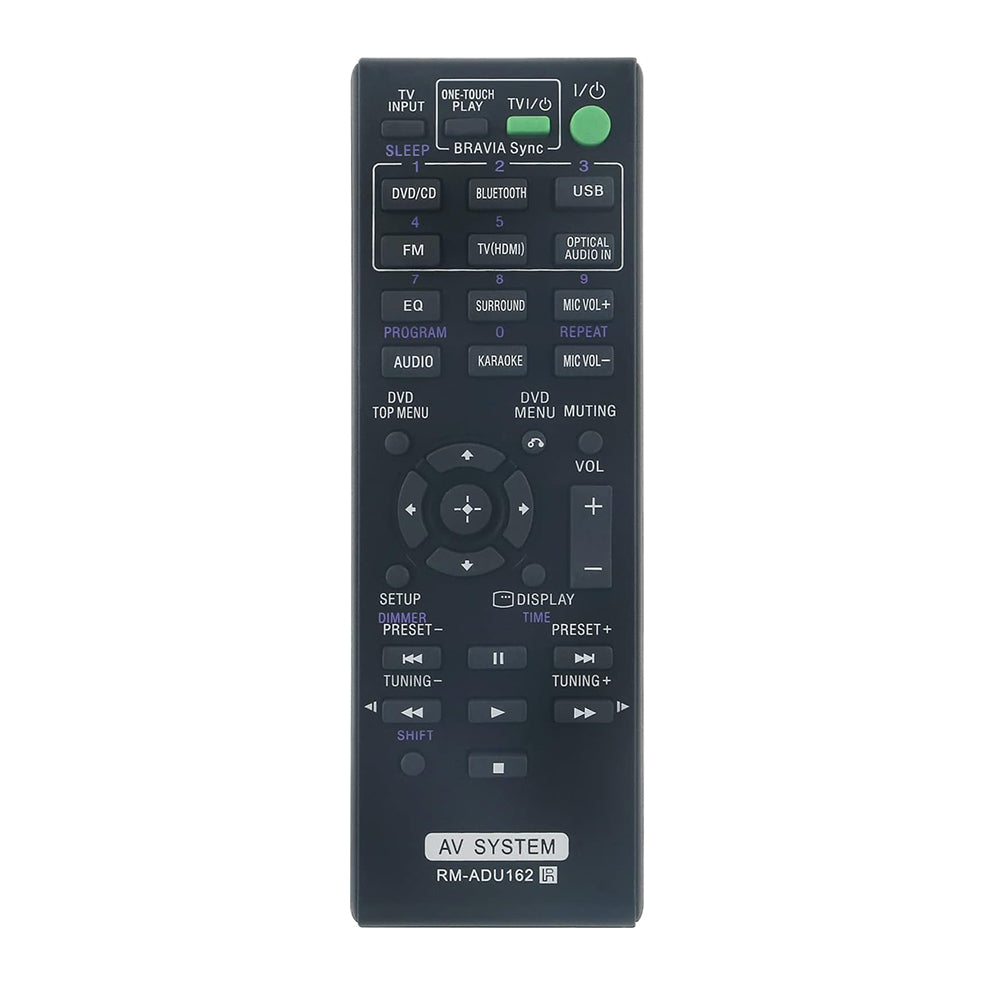 RM-ADU162 Remote Control Replacement for Sony DVD Home Theater AV System