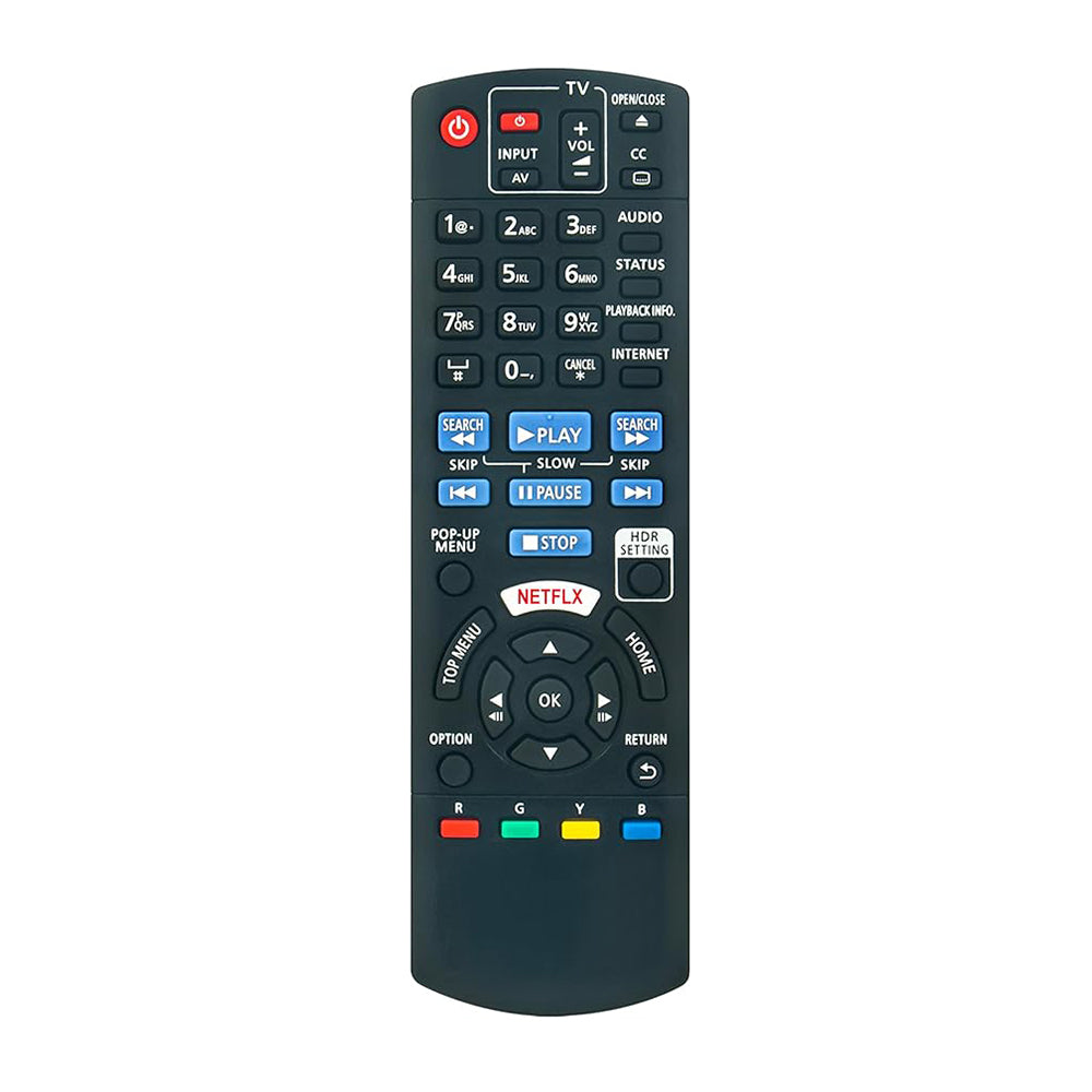 N2QAYB001206 Remote Control Replacement for Panasonic Blu-ray Disc Player