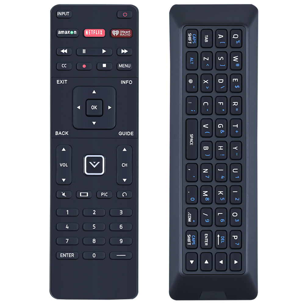 XRT500 Qwerty Remote Control Replacement for vizio HDTV M322I-B1