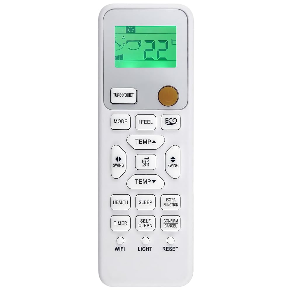 0010406609E Remote Control Replacement for Haier Air Conditioner YR-HE2 AS50PDHHRA-NR