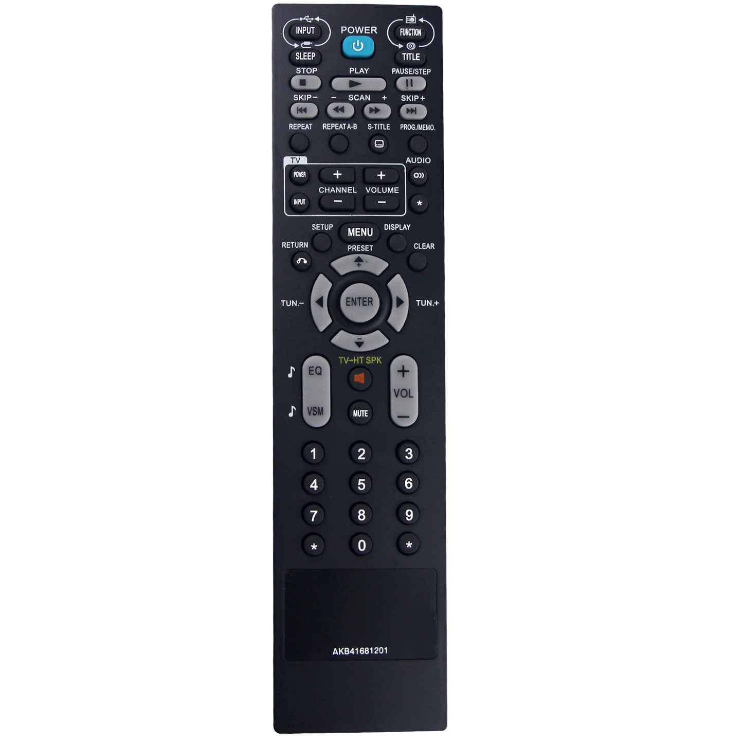 AKB41681201 Remote Control Replacement for LG DVD Home Theater System