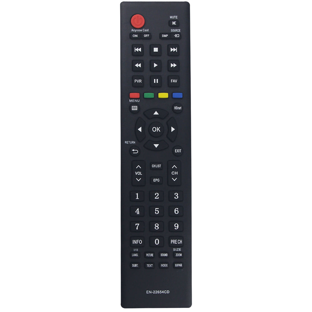 EN-22654CD Remote Control Replacement for Hisense LCD TV