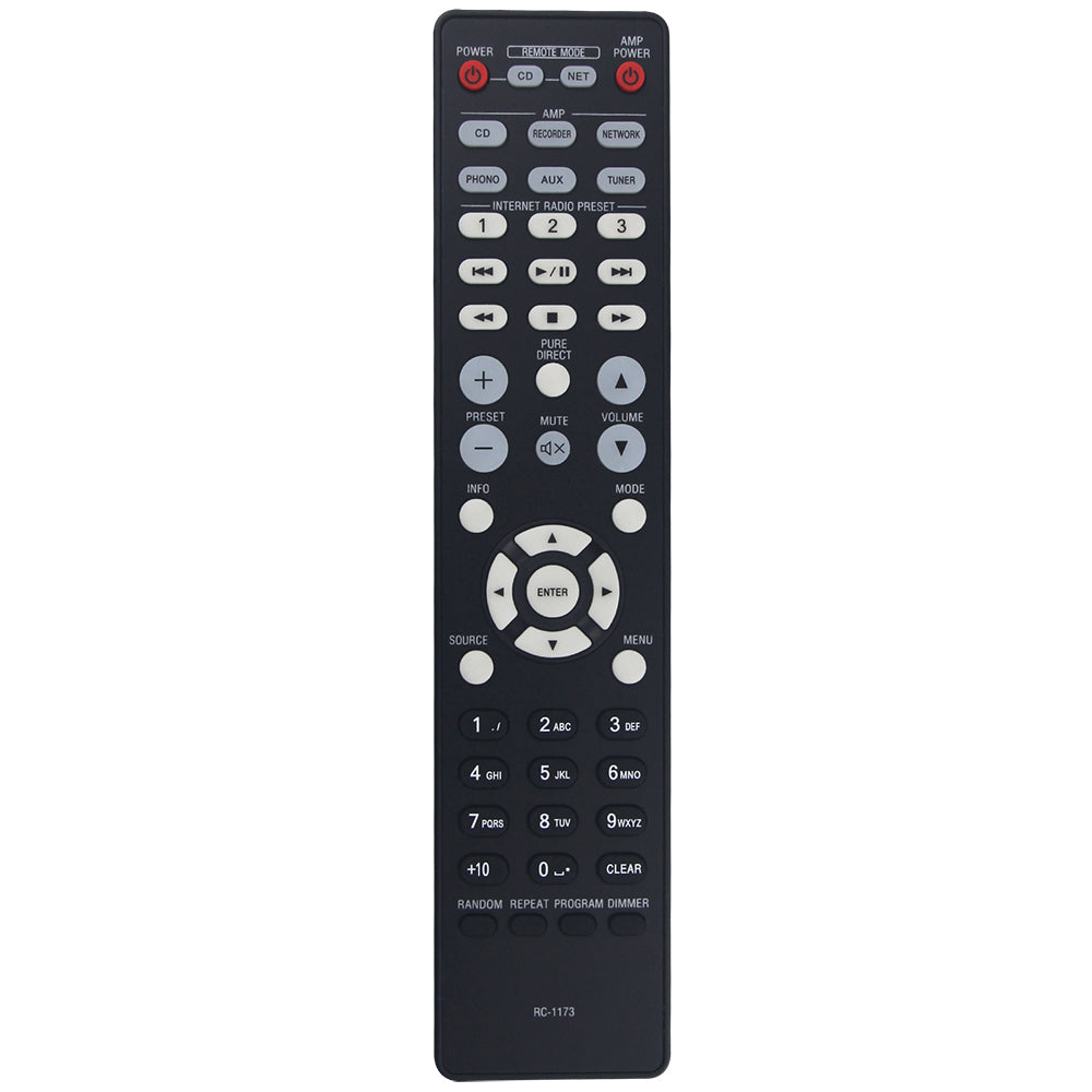 RC-1173 Remote Control Replacement for Denon CD Players PMA-720AE PMA-520AE