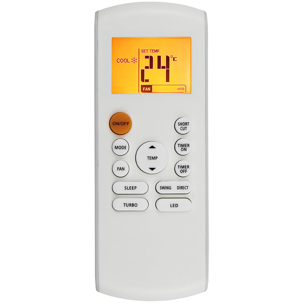 RG57A7/BGEF Remote Control Replacement for Midea AC Air Conditioner