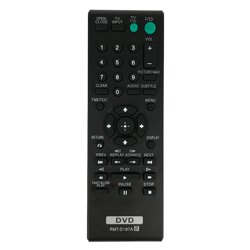 RMT-D197A Remote Replacement For Sony DVD CD DVP-SR110 DVP-SR11