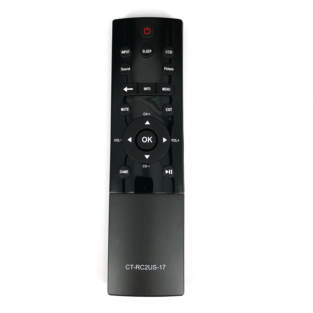 CT-RC2US-17 Remote Control Replacement for Toshiba TV 55L621U