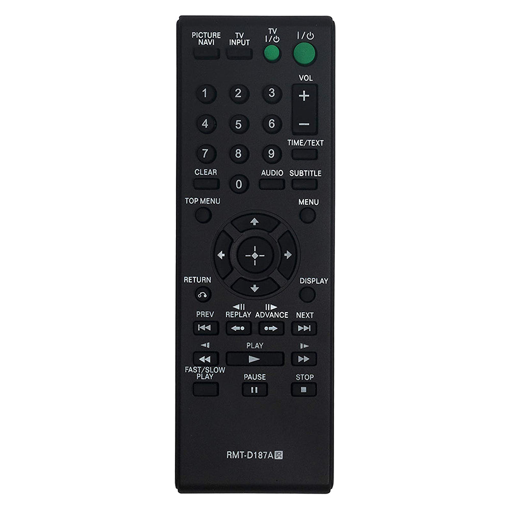 RMT-D187A Remote Replacement for Sony CD DVD Player
