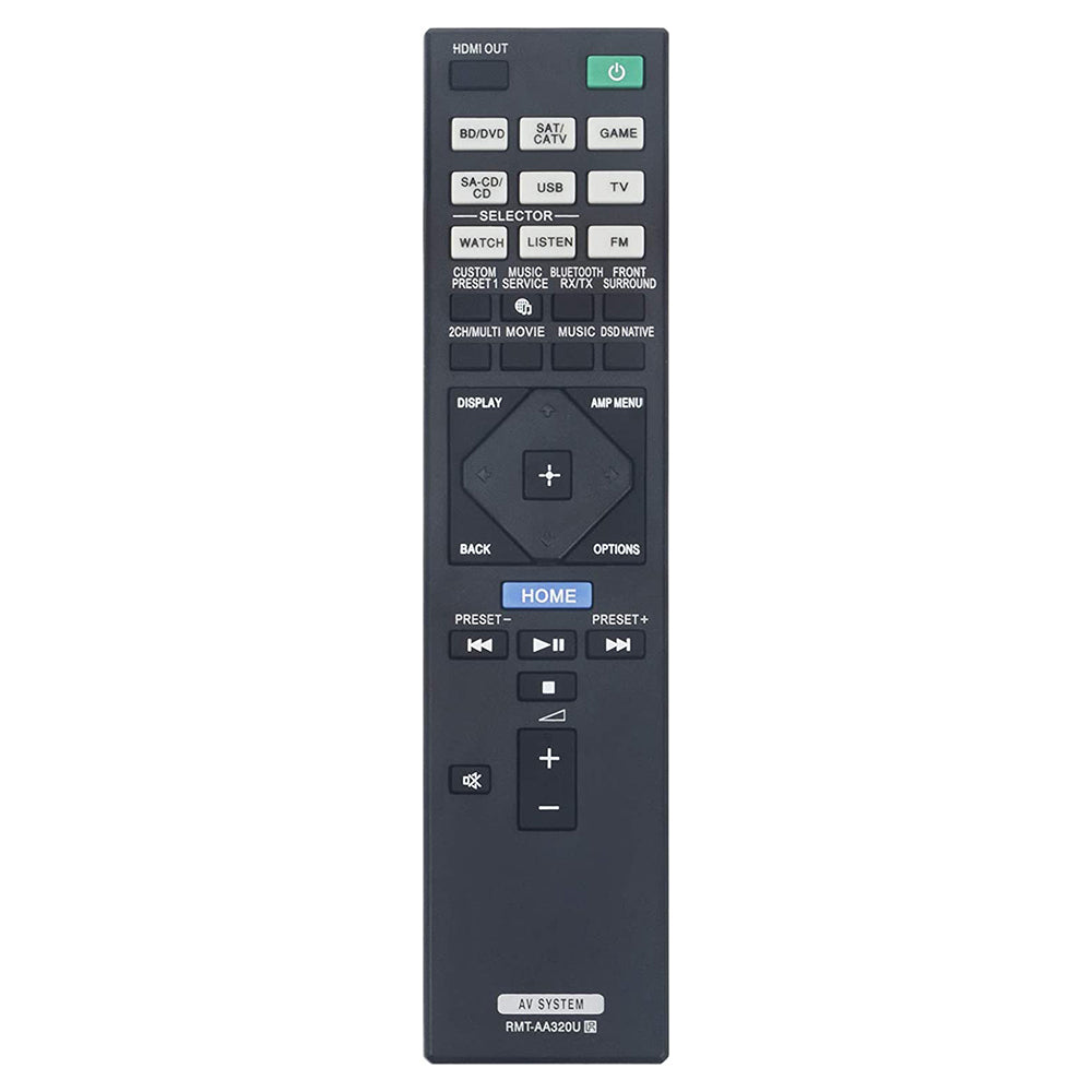 RMT-AA320U Remote Replacement for Sony Receiver STR-DN1080 STRDN1080