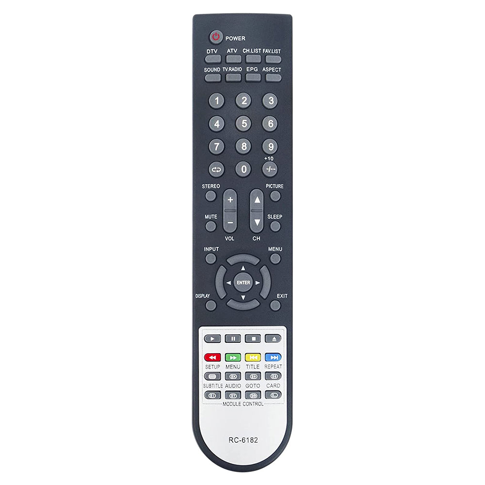 RC-6182 Remote Replacement for TEAC LCD TV LCDV1955HD LCDV2255HD