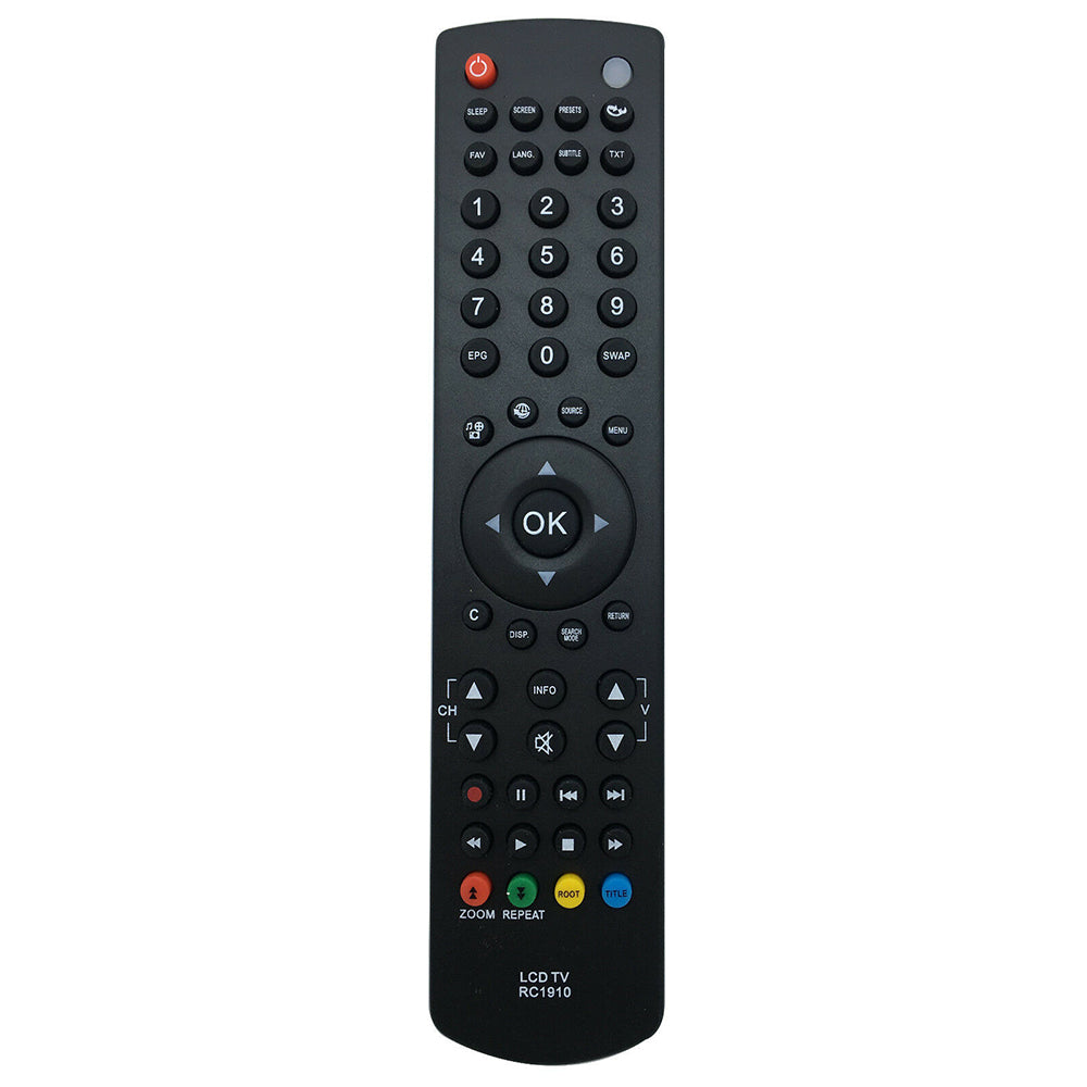 RC1910 RC-1910 Remote Replacement for Sanyo TV 32D1333B 40L1333DB 32W1337DB