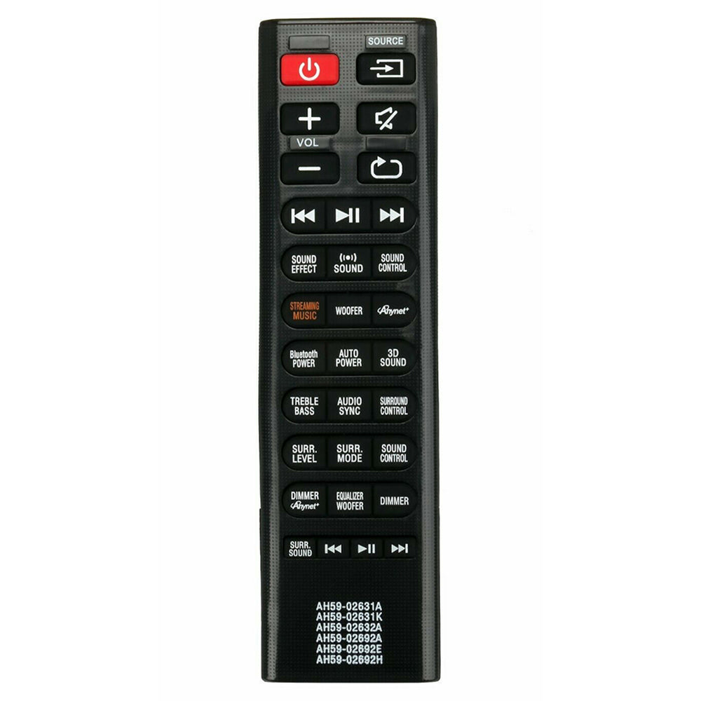 AH59-02631A AH59-02631K Remote Replacement for Samsung Sound Bar