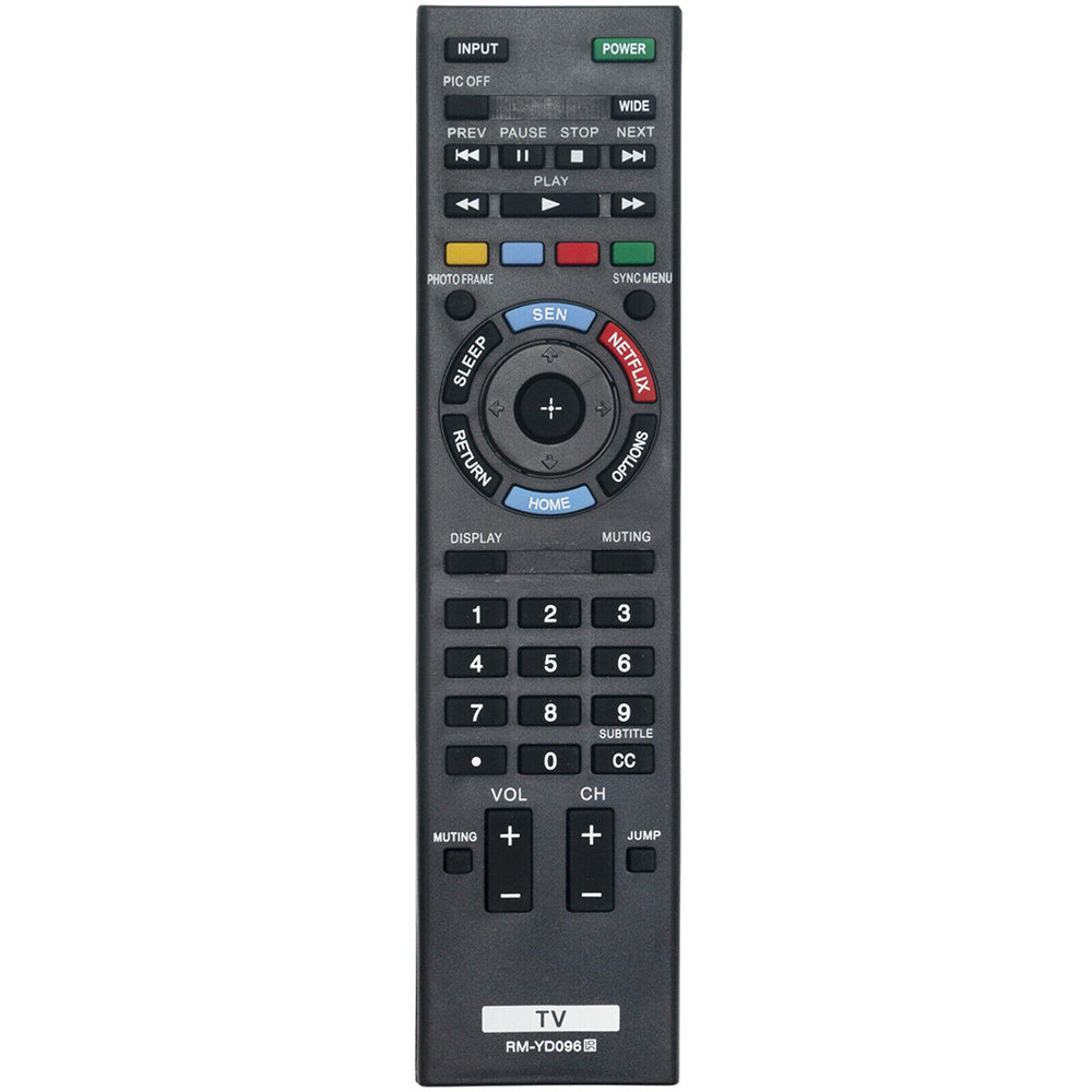 RM-YD096 Remote Replacement for Sony TV KDL-50R550A KDL-60R520A
