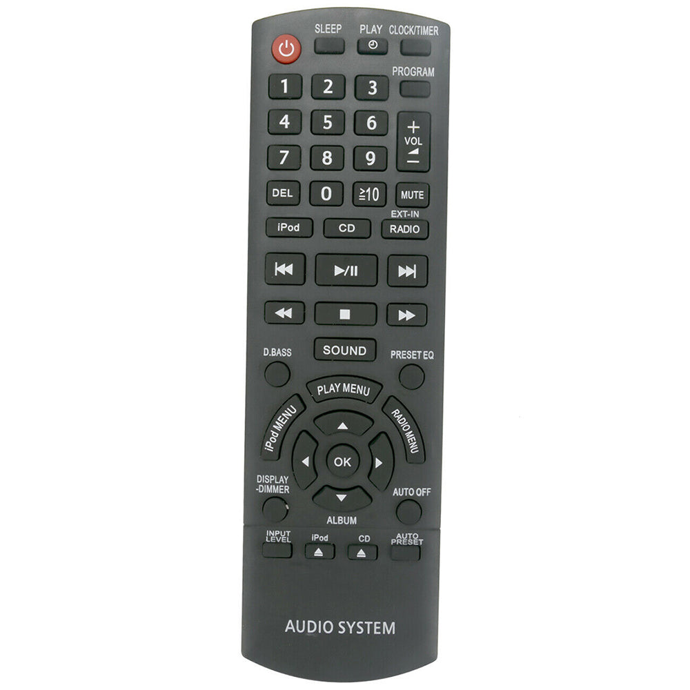 N2QAYB000641 Remote Replacement for Panasonic Stereo System SC-HC35 SA-HC35