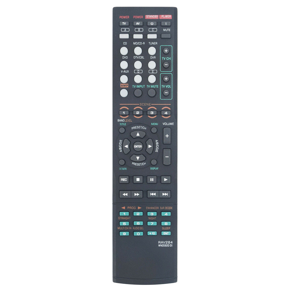 RAV284 Remote Replacement for Yamaha AV receiver RXV563 RX-V563BL