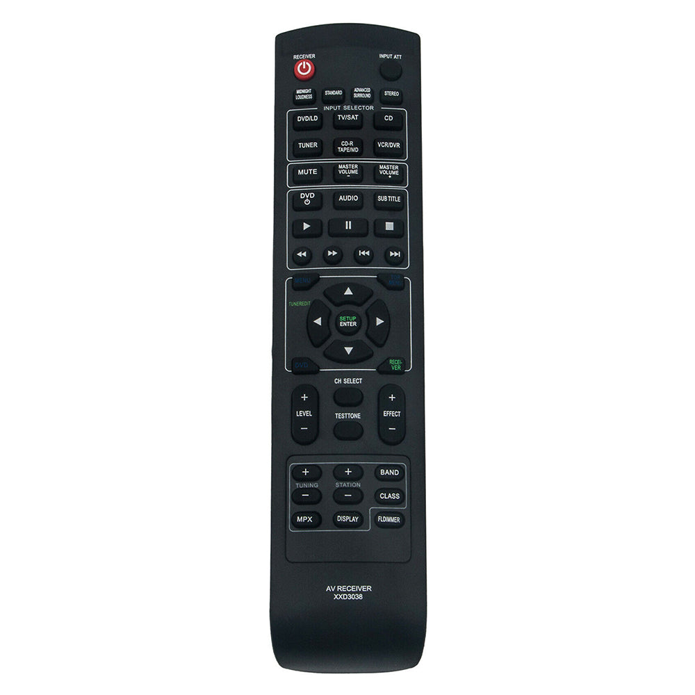XXD3038 Remote Replacement for Pioneer AV Receiver VSX-D41 VSX-D511