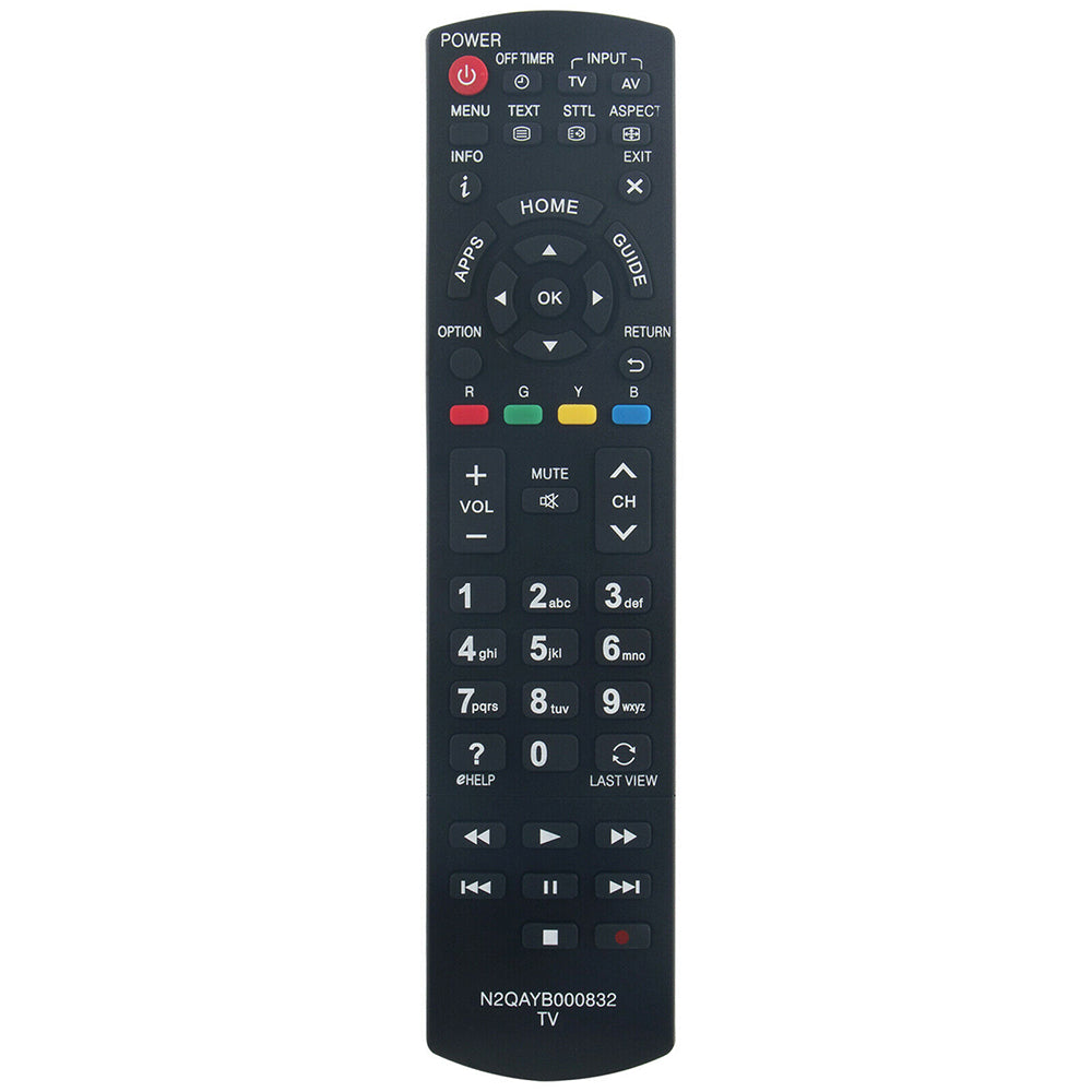 N2QAYB000832 Remote Replacement For Panasonic TV THL42E6A