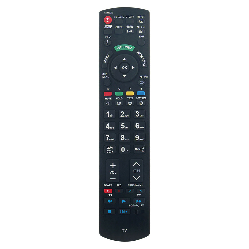 N2QAYB000583 Remote Replacement for Panasonic TV TH-P42ST30A