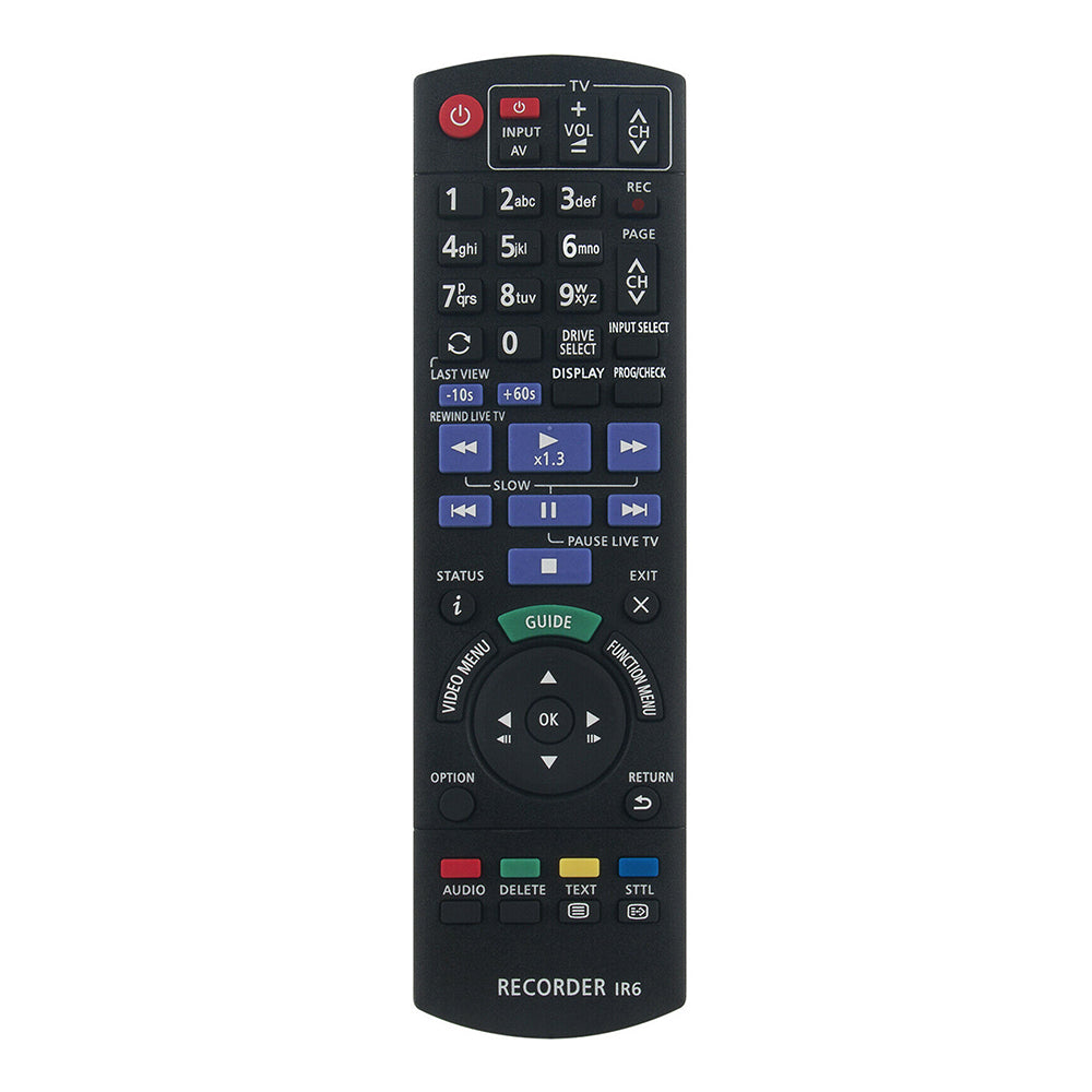 N2QAYB001078 Remote Replacement for Panasonic DMRBWT460 BLU-RAY 3D DISC