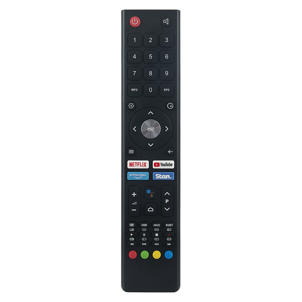 GCBLTV02BDBBT IR Remote Control Replacement for Kogan Smart TV